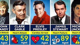 Iconic Deaths 120 Celebrities Taken by Heart Attacks