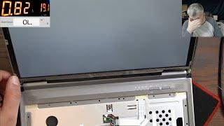 Fujitsu laptop repair - white screen is usually a bad fault but not this time