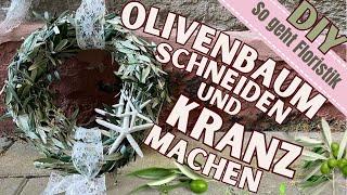 Olivenkranz selbstgemacht Mit diesem Video bist du nach 20 Minuten Kranzprofi   ️