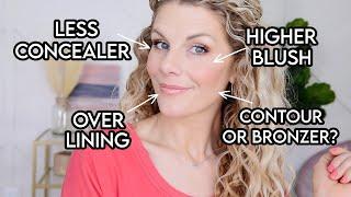 MAKEUP SECRETS for OVER 40  What to use where to put it and when to skip it