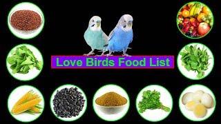 Love Birds Food  Lovebirds Food List