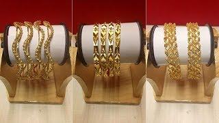 Latest Gold Bangle Designs With Weight  Simple Gold Bangles Latest Designs