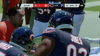 San Francisco 49ers vs Chicago Bears Madden 23 Full Simulation in 4K