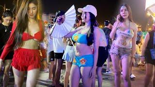 Thailand Bangkok S2o Songkran Festival 2024 So many pretty ladies dancing