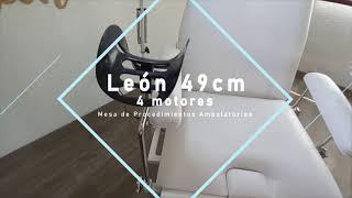 Mesa de procedimientos ambulatorios  LEÓN 49cm 