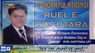 Ruel Gacutara LPT Fall Down 5 Times Soar on the 6th