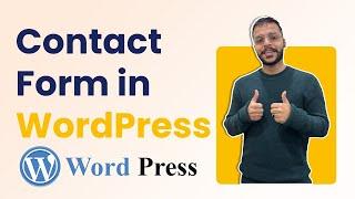 How to Create a Contact Form in WordPress Website Free