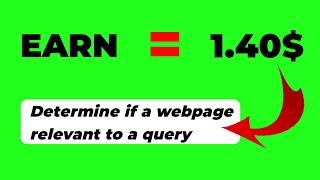 Determine if a webpage relevant to a query  0.06$ Training 100%  Toloka Yandex Task