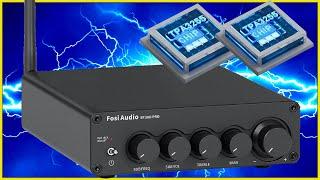 Fosi Audio BT30D Pro обзор тест звука с полочной акустикой и сабвуфером