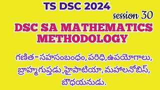 DSC SA MATHEMATICS METHODOLOGY IMPORTANT BITS  Maths methodology  dsc sa mathematics  ts dsc 2024