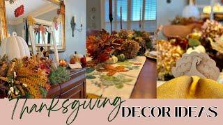 THANKSGIVING DECORATING IDEAS 2023  COZY THANKSGIVING TABLESCAPE DECOR  CRANBERRY LANE FARMHOUSE