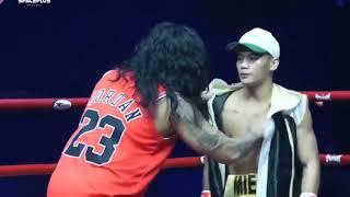 Miel Fajardo announced winner in 13 seconds against Jiamthong Sarawut in Bangkok Thailand.