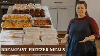Freezer Meal Prep Large Family  Make Ahead Breakfast Meals