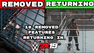 WWE 2K19 10 REMOVED Features That Are Returning To The Series