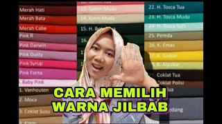 TIPS MEMILIH WARNA HIJAB SEGI EMPAT DAN PASHMINA