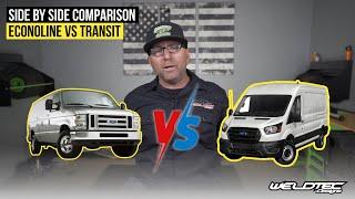 Ford Econoline VS Ford Transit  Side By Side Comparison