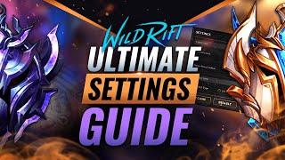 The ULTIMATE Settings Guide for Wild Rift LoL Mobile