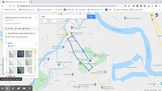 Google Maps Walking Route Instructional Video