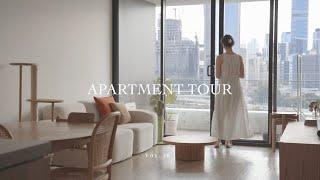 Apartment Tour  Cozy Japandi Inspired 2 BR Apartment with City and River Views in Australia 🪴