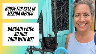 Cheap house for sale in Mérida Mexico. Tour with me