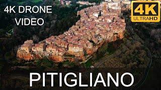 Discover Sorano and Pitigliano the Tuscany tuff towns in this 4k drone video - Maremma Italy.