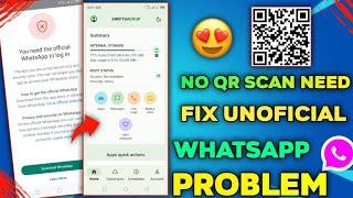 You Need The Official Whatsapp To Log In - GB FM YO DJ WhatsApp  GB WhatsApp Login Problem