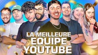 QUI SERA LA MEILLEURE EQUIPE DE YOUTUBE  LeBouseuh Neoxi Emma Fabien Ambre Dobby et GIUSEPPE