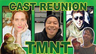 TMNT REUNION 1990 Movie THE STUNTMEN Ernie Reyes Jr. & Kenn Scott & April ONeil herself P3