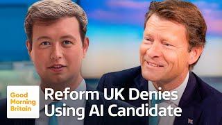 Chairman of Reform UK Richard Tice Denies Use of A.I. Candidates