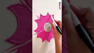 Easy and attractive rangoli design #short #shorts #shortvideo #rangoli #rangolishorts