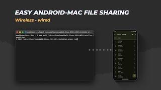 Wireless file transfer between android and Mac  ADB for Mac