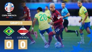 Copa América 2024  Brasil 0-0 Costa Rica  Grupo D