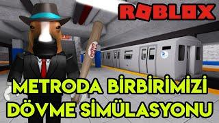  Metroda Birbirimizi Dövme Simülasyonu   Ragdoll Subway Fight Simulator  Roblox Türkçe