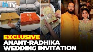 Exclusive  Unboxing Anant Ambani And Radhika Merchants Lavish Wedding Invitation