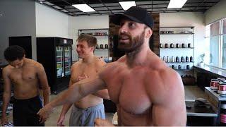 SHIRTLESS PUSH DAY WITH STEVE WILL DO IT n THE NELK BOYSS