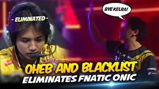 WTF?  BLACKLIST JUST ELIMINATES FNATIC ONIC in PLAYOFFS . . .