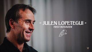 Julen Lopeteguis First Interview As West Ham United Head Coach  Exclusive