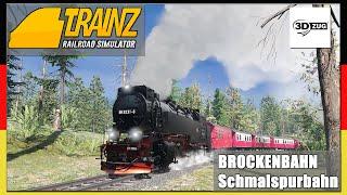 Trainz Railroad Simulator  BROCKENBAHN  Schmalspurbahn  3DZug  TRS 20222019 Deutsch