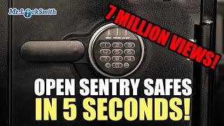 Open Sentry Safe in less than 5 seconds  Mr. Locksmith™