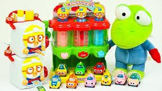 뽀로로 사탕가게 장난감 밴드 자판기 자동차놀이 Pororo Candy Shop Car Toys