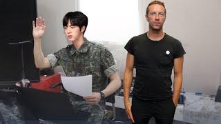 GET WELL SOON BTS JIN Chris Martin Is Sad Because Of This Sick Bts Jin At The Military Camp Site