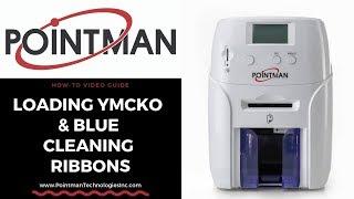 YMCKO & Blue Cleaning Roller Ribbon Installation - Pointman Technologies Inc.