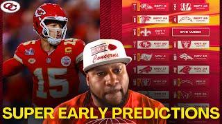 SUPER EARLY PREDICTION Predicting Kansas City Chiefs 2024 Record