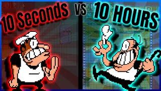 Making a Pizza Tower Level  10 SECONDS vs 10 HOURS