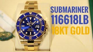 Rolex Submariner Date Gold  Review  116618LB  Olfert&Co