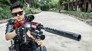 Nerf Guns War  New Mission  Caption S.W.A.T Of SEAL TEAM Fight Boss Black Dangerous Criminal Group