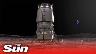 Jeff Bezos Blue Origin wins NASA contract to build astronaut lunar lander spacecraft