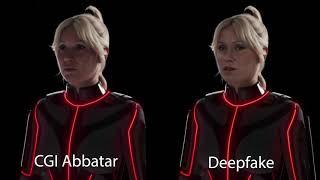 ABBA Voyage Abbatar  CGI Agnetha Faltskog Abbatar vs Deepfake Abbatar Comparison Short