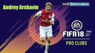 FIFA 18 PRO Club Andrey Arshavin Face