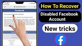 How To Recover Disabled Facebook Account 2023  Facebook Disabled Account Recovery